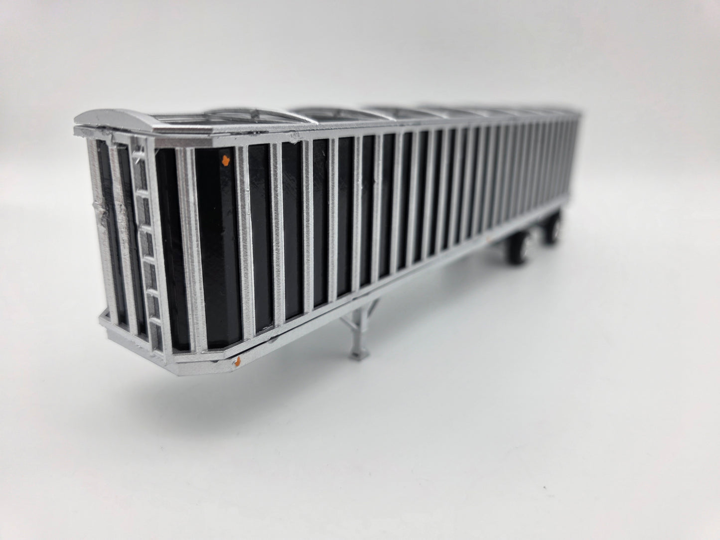 Shuffle floor trailer, 53ft spread axle, stakeside