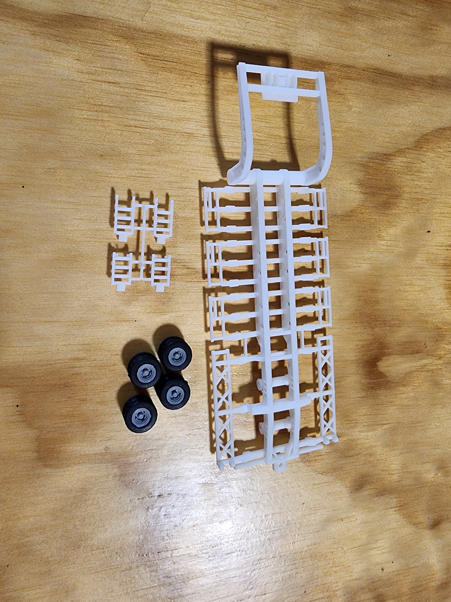 Combine trailer, tandem axle